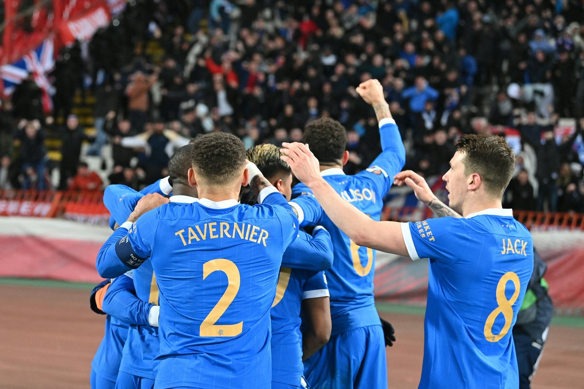 They lost their first two group stage matches.

They lost Steven Gerrard.

They were drawn against the tournament favourites Borussia Dortmund.

They've had to go to Belgrade.

They're into the last eight of the Europa League.

Rangers continue their European journey.

#RangersFC