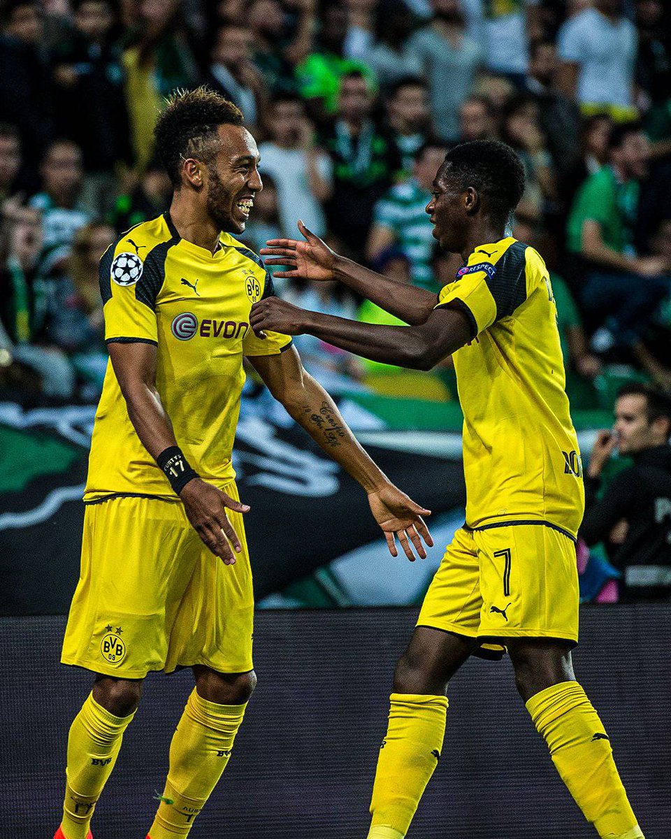 IsaacWaihenya's tweet photo. Aubameyang and Dembele
This Duo is on Fire.
#GALBAR
#UEL https://t.co/G5TJSTvHWG