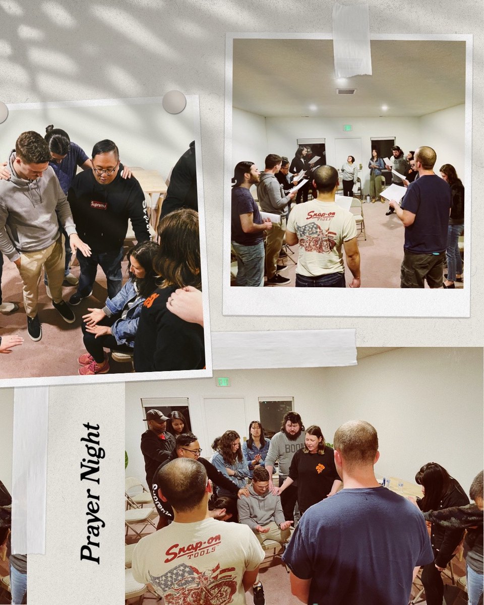 We can’t say it enough — Prayer Nights are so important! Last night our hearts were stirred as we read the Scriptures, confessed our sin and doubt and leaned in with faith to pray for God’s healing over one another. 

Powerful. Beautiful.
This is the church. 
This is our God.