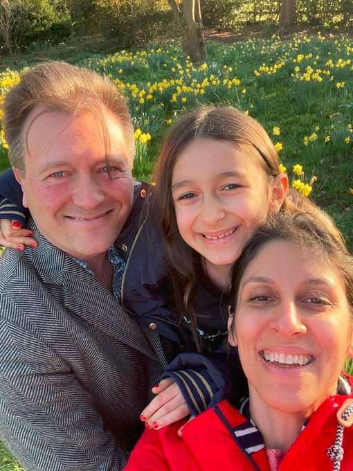 I have campaigned everyday for 6 years for dear Nazanin. I felt so overjoyed today knowing Richard, Gabriella & Naz were spending their day together, bonding,so desperately needed. I started deleting campaign photos as the next journey is starting. #NazaninIsFree has changed me🤍