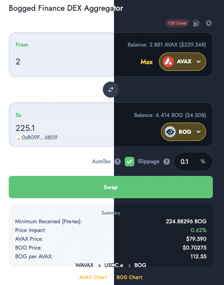 ☀️ Which side do you choose? 🌙
#lightmode vs #darkmode

Token teams, let your users  enjoy your website &amp; not have to navigate else where! Get a free embed swap for your website on any of our ten supported chains:
charts.bogged.finance/promotebogswap

#DeFiTools
