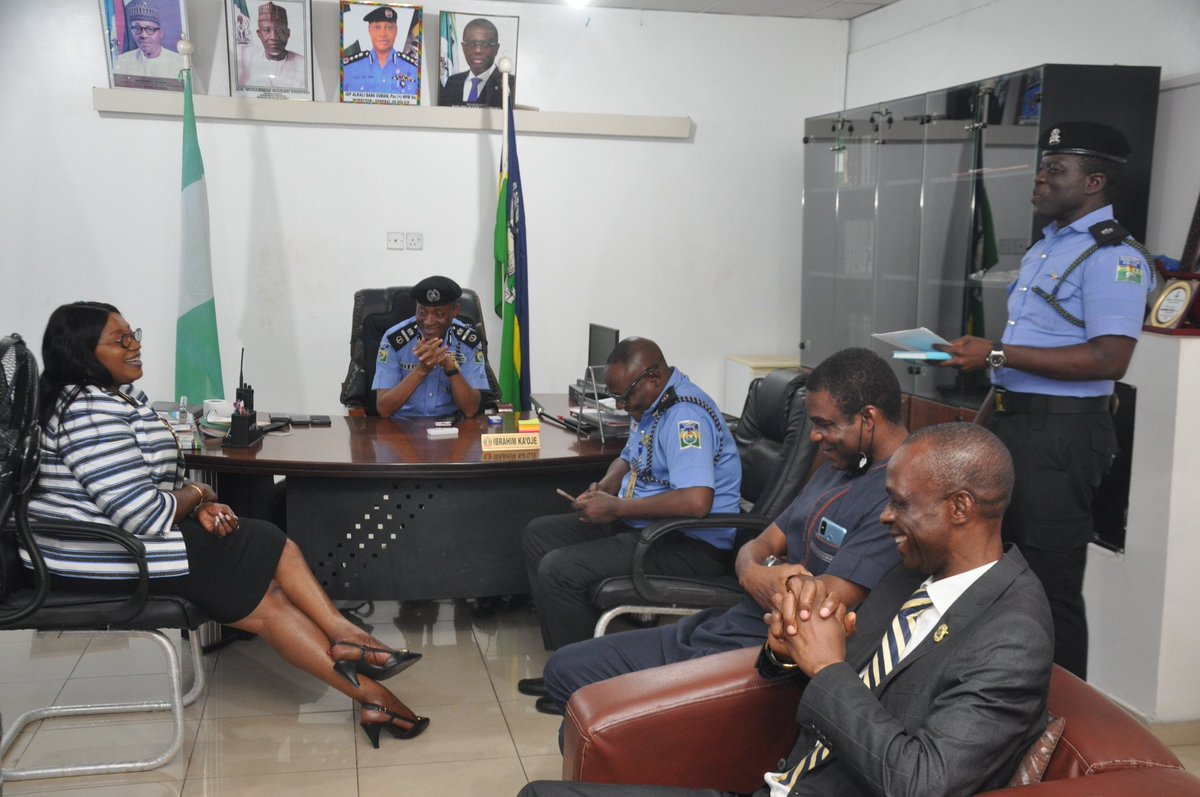 Courtesy visit by CP-PSFU, CP Anyasinti Josephine Nneka to AIG Maritime AIG Ibrahim Sani Kaoje, psc, mni today 17th March, 2022