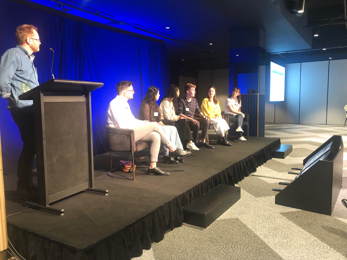 Hearing from panel of fantastic UniMelb students at our Leadership conference … their enthusiasm is contagious!!