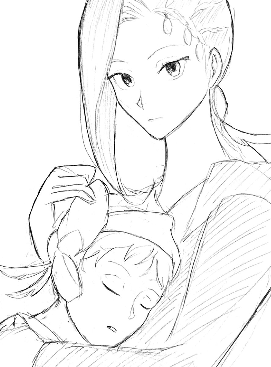 760日目、朝30分間描きました!

オウムを…抱かせるつもりが…
(☀️🐍前提です) 