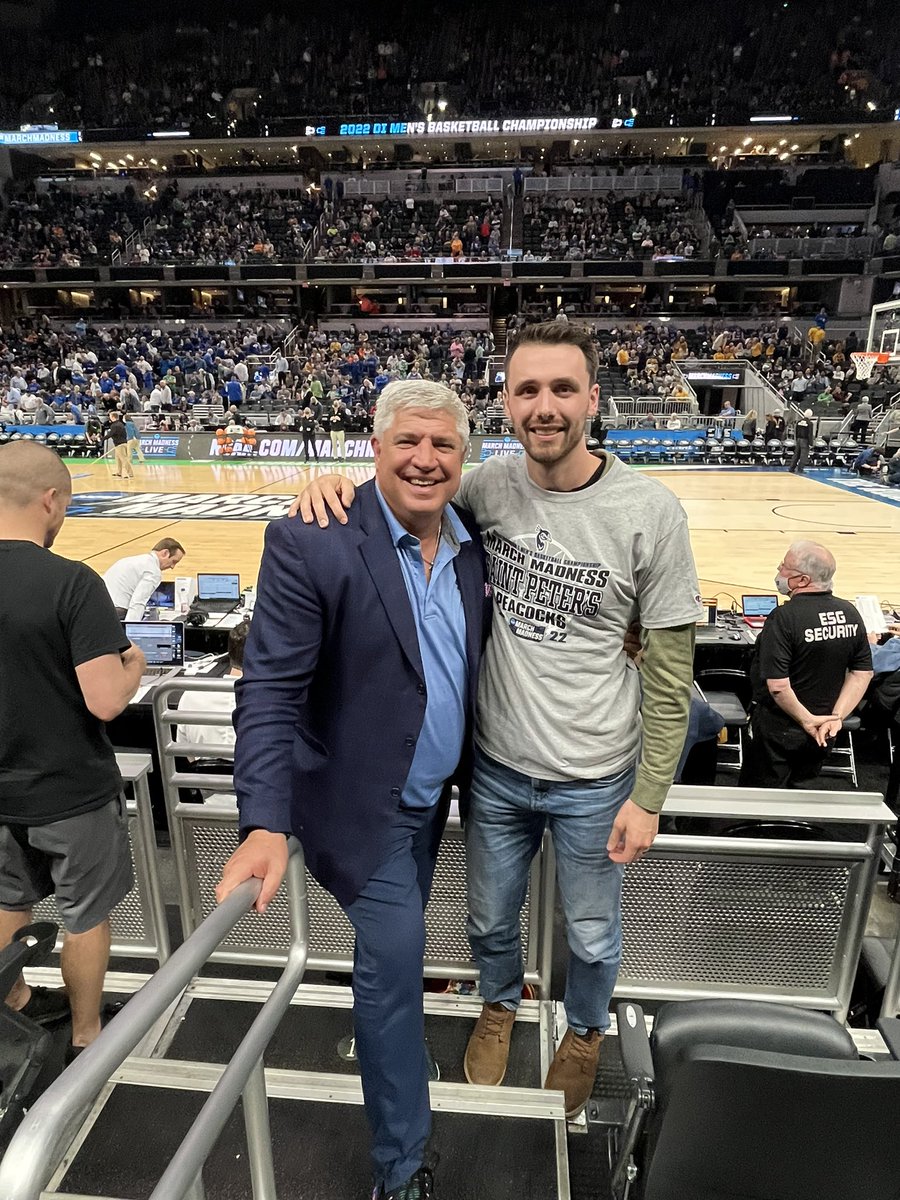 Jimmy Patsos (@coachpatsos) on Twitter photo Nothing like seeing old friends while supporting old friends. Brett one of the best I ever coached. 1500 pts and 1000 rebounds! <a href="/MarchMadnessMBB/">NCAA March Madness</a> <a href="/MAACHoops/">#MAACHoops</a> Nothing like seeing old friends while supporting old friends. Brett one of the best I ever coached. 1500 pts and 1000 rebounds! <a href="/MarchMadnessMBB/">NCAA March Madness</a> <a href="/MAACHoops/">#MAACHoops</a>