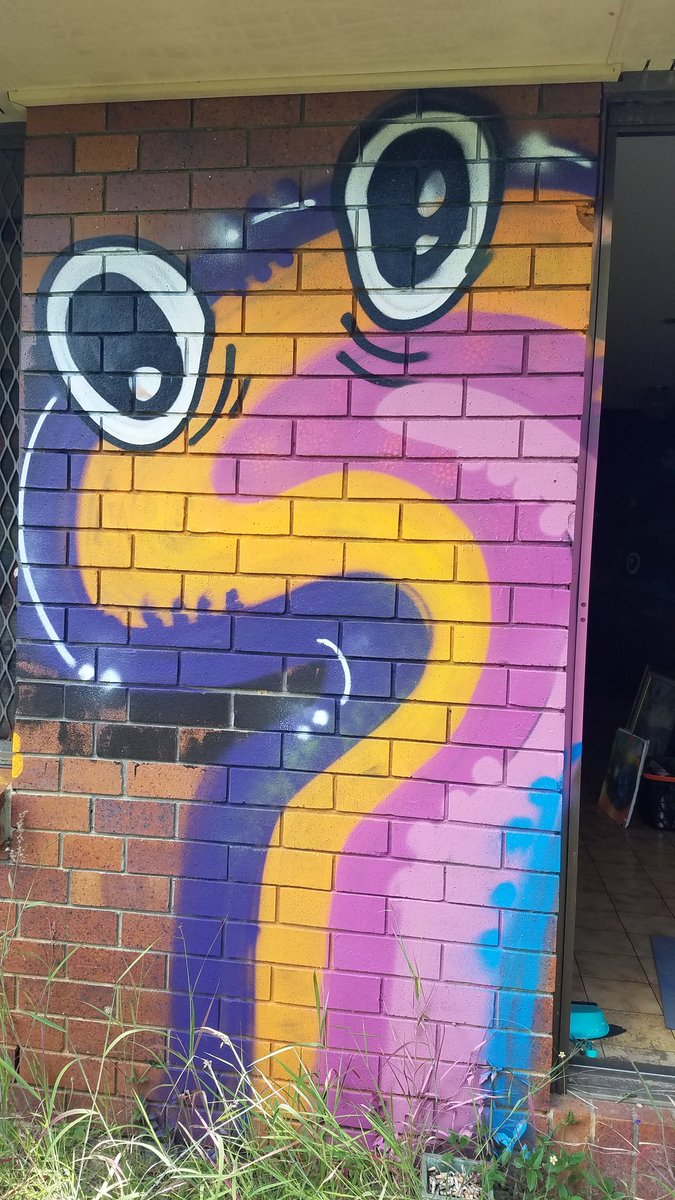 the_tansky's tweet photo. House to be demolished 
Over time I've learnt to let go of my art. 
The art comes through me as a vessel and i only have a basic idea of the end result.
This space is like that, i have works but I'm not going to allow the non selling to at me.
Let it roll.
#NFTCommunity 
#art https://t.co/SogWSOEC3H