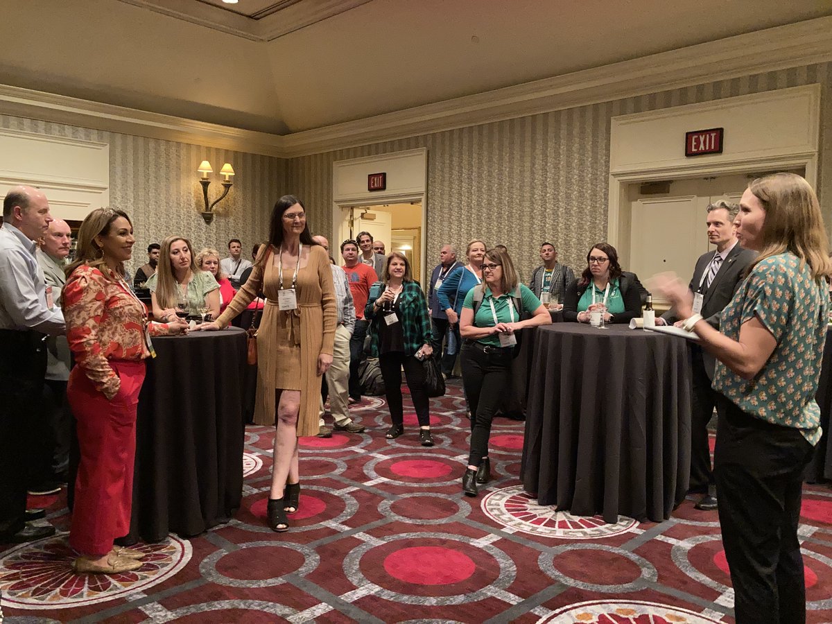 ACAIntl's tweet photo. At #ACAIGNITE22 the takeaway so far has been #collaboration and #community in the #ARMindustry. Thursday's education and networking concluded with the #ACAWICRC networking reception with sponsor @Payscout #HelpingMembersSucceed https://t.co/q5PXFw5tZP