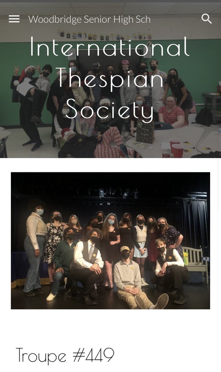 WSHS Theatre tweet media