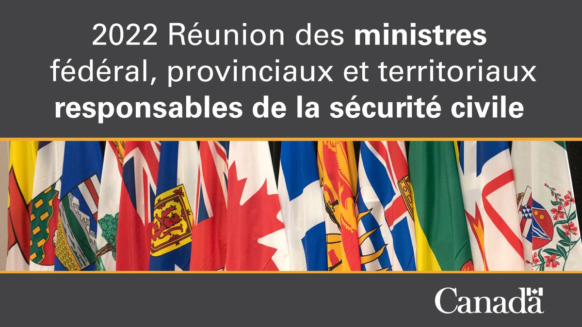Securite_Canada's tweet photo. Les ministres responsables de la #SécuritéCivile se sont rencontrés aujourd’hui pour discuter du travail effectué pour renforcer la résilience et les capacités d’intervention partout au pays. Pour en apprendre plus : https://t.co/n3jXtAfVSS https://t.co/sAUZIL82Lz