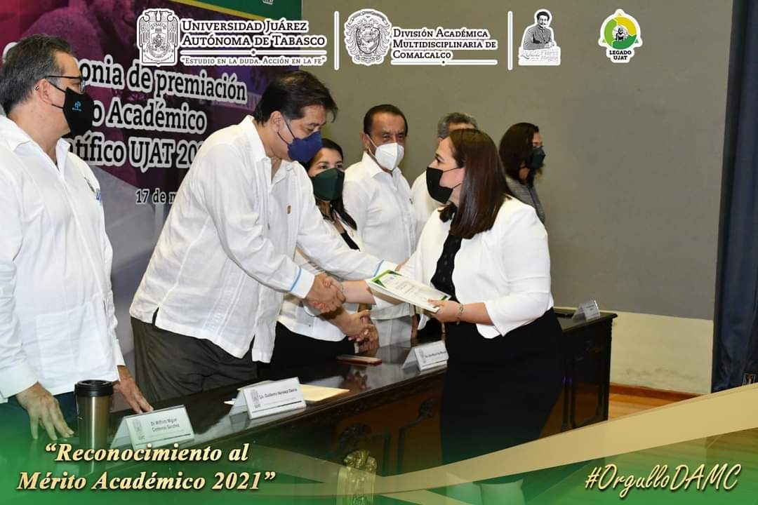 DamcUjatMx's tweet photo. 🎉🎈Muchas Felicidades a la Mtra. Alejandra Rosaldo Rocha, por recibir el Reconocimiento al Mérito Académico.
#OrgulloDAMC https://t.co/MXVcIMj1q3