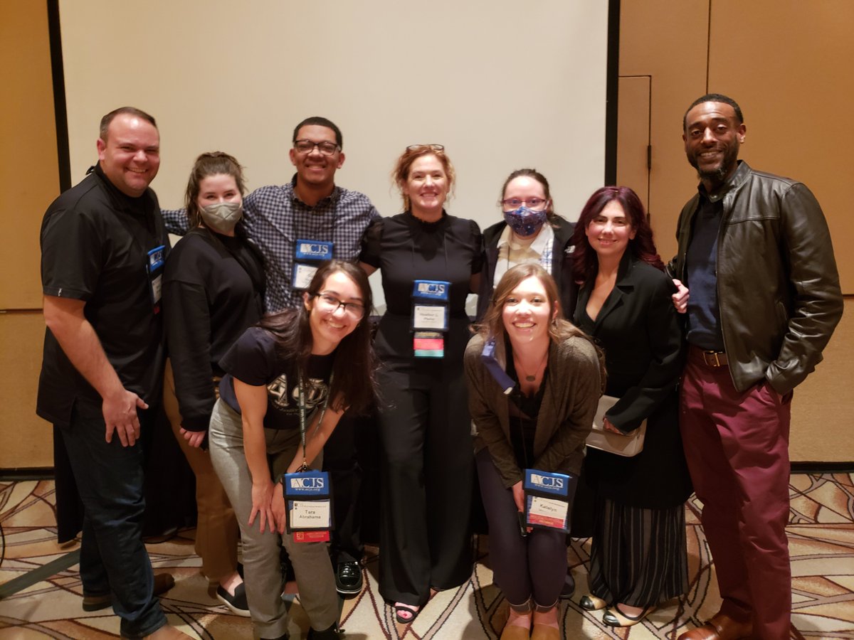cjgsagsu's tweet photo. We would like to announce that our @gsucjc student team won second place last night in 
@ACJS_National
 trivia!! Congratulations to our awesome students and thank you to President Pfeifer for this event! 

@ACJS_National
 #ACJS2022 https://t.co/o3utER69xt