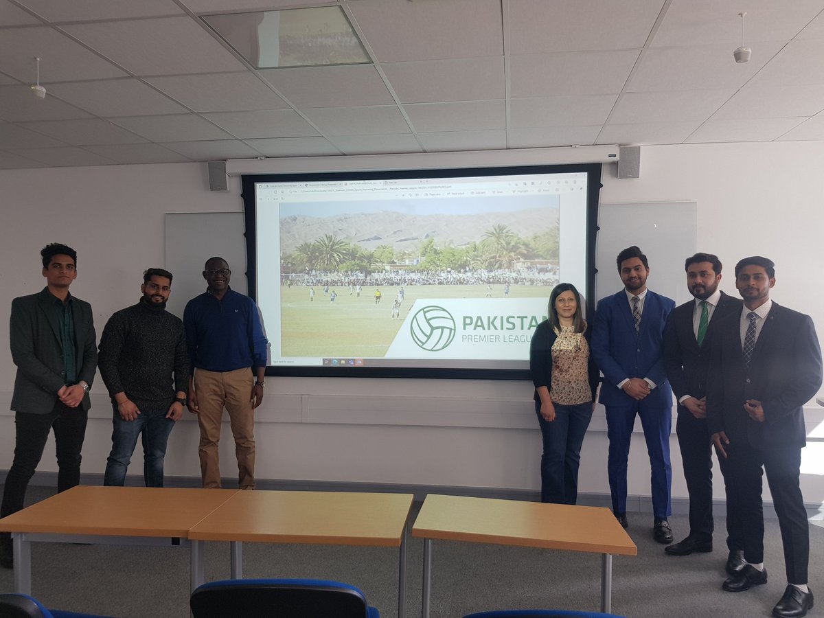 Education and Employability: Our MSc Sports Management students showcasing their creative streak and skills presenting a Sport Marketing Campaign for the Sport Marketing and Sponsorship module.#Sportsmarketing #sportsinnovation #sportsponsorship @SBL_UEL @UEL_News