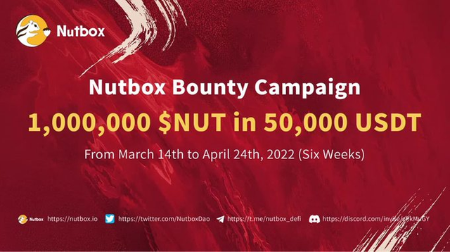 NutboxT's tweet photo. 총 1,000,000 개의 NUT 지급 🎉🎉 넛박스 바운티 프로그램이 시작되었습니다. 총 1,000,000 개의 NUT이 상금 !🎁 자세한 사항은 아래 스팀잇 링크를 참조해 주세요 :)
👇👇
https://t.co/vb60NUDFGd https://t.co/0pTbpJhyTr