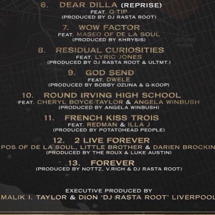 #RIPPhife We are super proud of this.  We made it on the new #Phife compilation. Track 12. Swipe and see who is on our track. #TheRoux