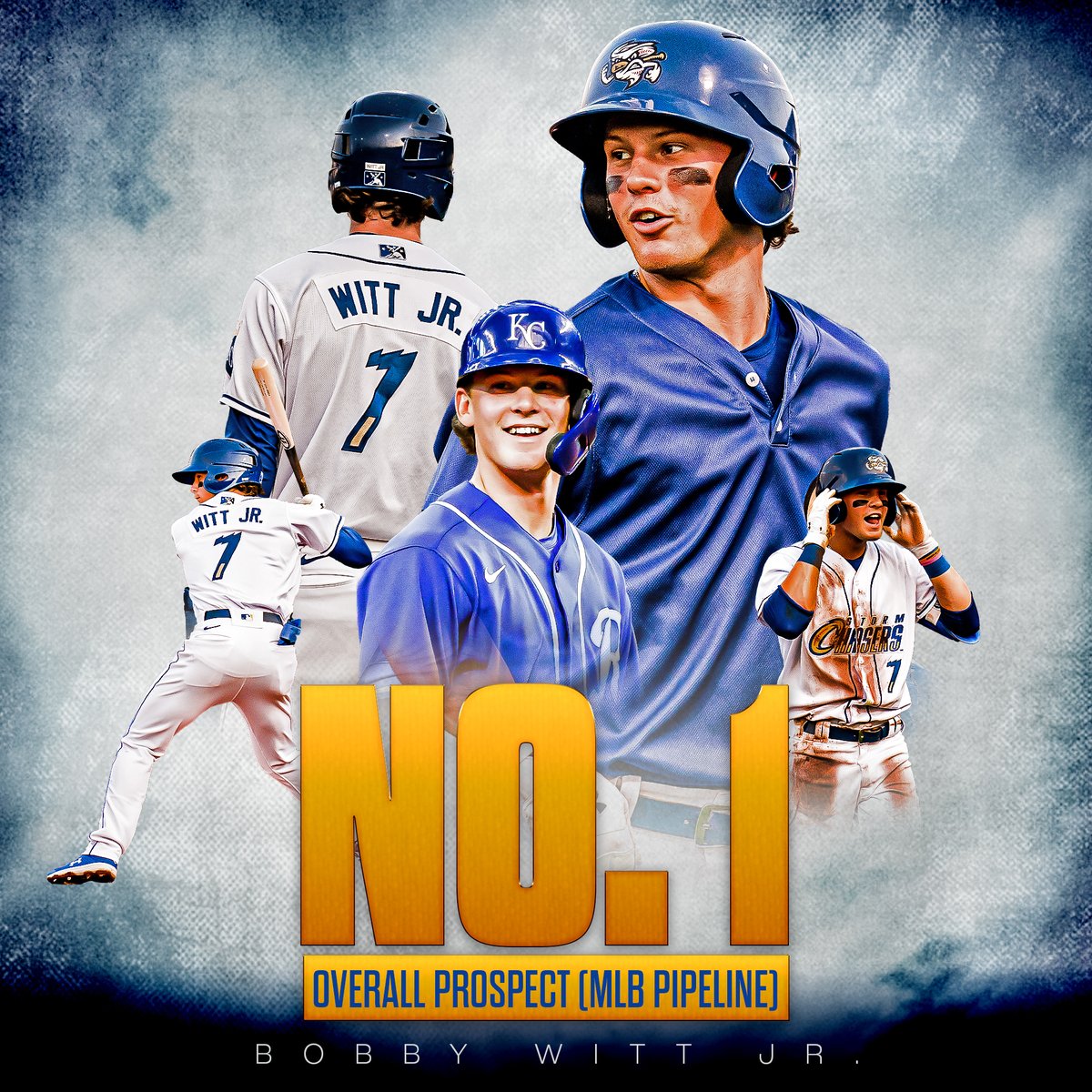 MLB's tweet image. MLB has a new top prospect!

@Royals stud @BwittJr is the real deal. atmlb.com/3tmuWj3