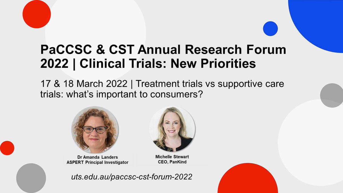 Welcome to Amanda Landers, <a href="/aspertstudy/">ASPERT</a> Principal Investigator, and Michelle Stewart, @PanKind_APCF CEO, talking about what's important to consumers at the #PaCCSCCSTForum2022