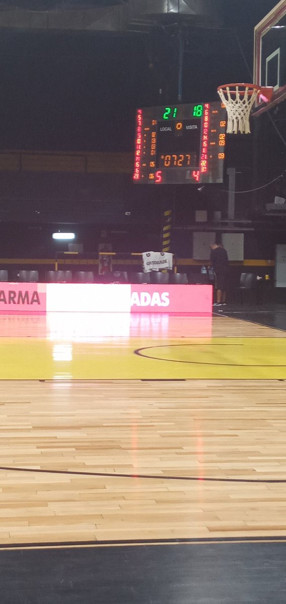 Final del primer tiempo Los Indios 21 <a href="/ObrasBasket/">Obras Basket</a> 18 por <a href="/LFBArgentina/">La Liga Femenina</a>