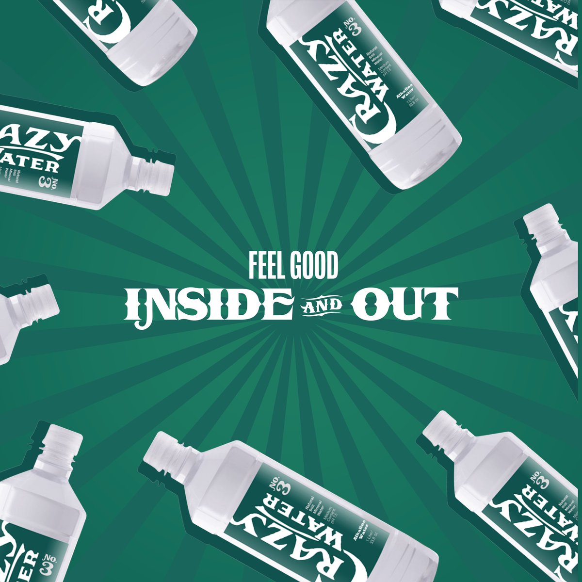 Superior hydration and natural electrolytes for recovery when the night was a little too CRAZY!  Be CRaZy safe this St. Patrick’s Day! 🍀