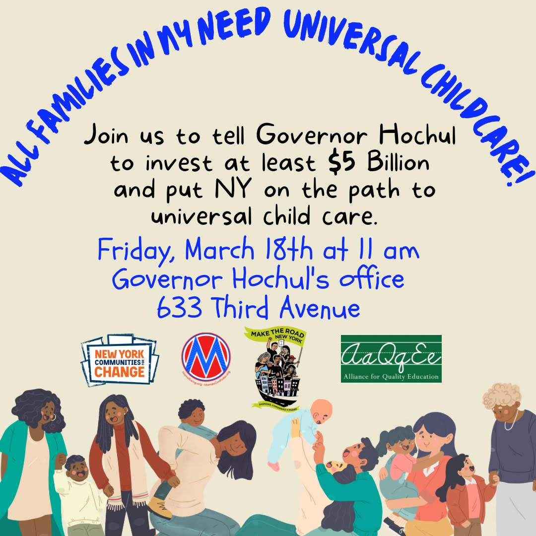 We cannot think about bringing the economy back without implementation of universal childcare. #Peopleb4Profit
Let's do this @AQE_NY @safeschoolsny @PACParentAction @MaketheRoadNY @CityWorkers4NYC @ny4rjps @NYCSWSC @MOREcaucusUFT @EducationCounc1 @breaksilencenyc @pspnyinc