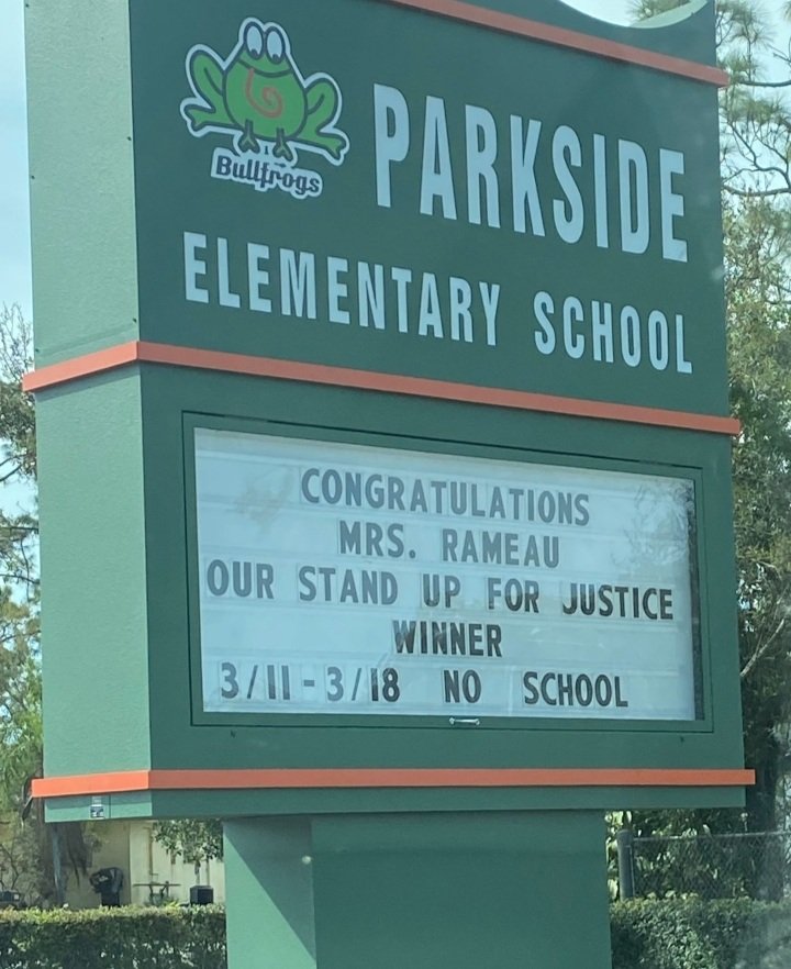 chantalmelie's tweet photo. Congrats to my sister Romi M. Rameau who won the Collier Couty Educator Award which is an accolade given to educators who teach students to stand up for justice...
#familytrait
#itrunsinthefamily
#educator
#Haitianexcellence https://t.co/jemiWSD1sJ