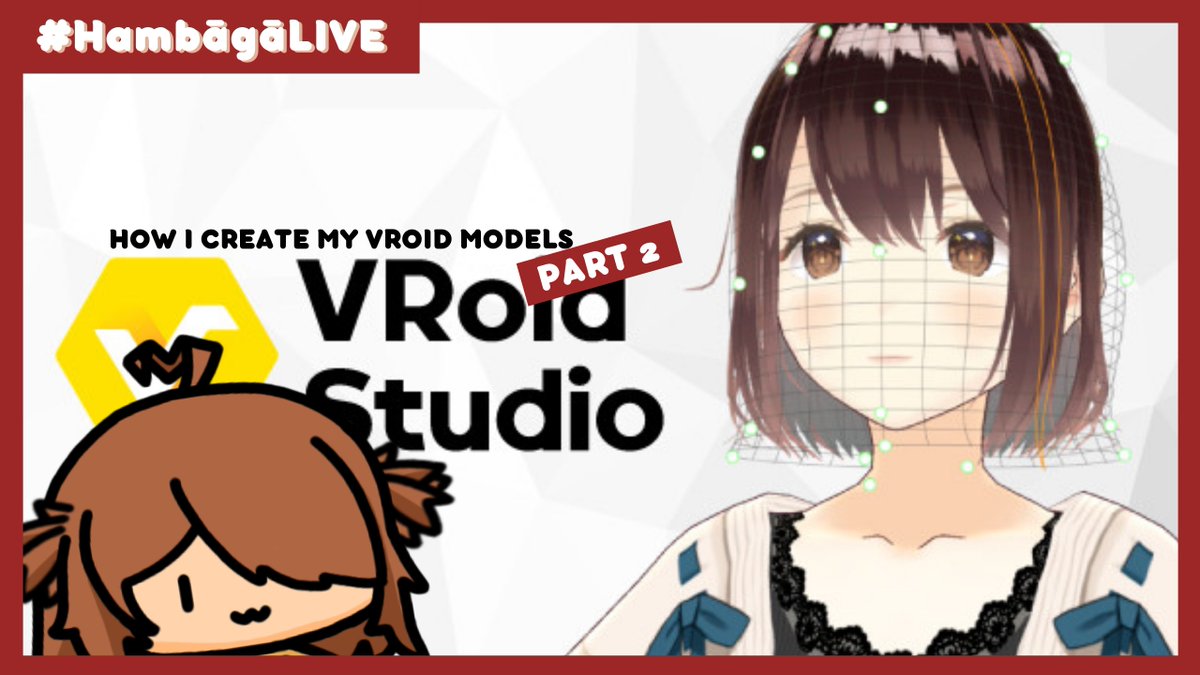 cami_ryuu's tweet photo. 【 VROID STUDIO 】How I create my Vroid Models (part. 2)
Today (March 18,2022) at 8:00 PM PHT/GMT+8 on Twitch!
#Vtuber #ENVtubers #PHVtuber #HambagaLIVE #Camirades #Yabaiger https://t.co/gYVgU1ZVDe