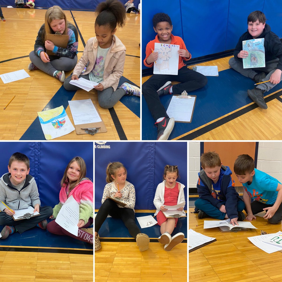 Writing Celebration Day! All AE third grade students shared their animal reports with peers and teachers in the gym on Tuesday. #WCconnects @ameliatigers