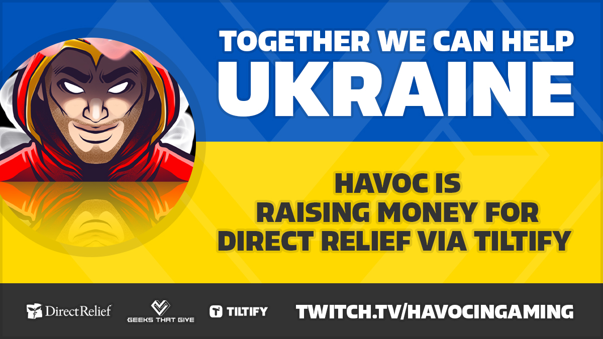 Havoc (@havocingaming) on Twitter photo Do you like D&D? How about raising money to help Ukraine?
You can get both and more on Sat. the 26th at 7:30 Central when we run the one-shot The Grand Heist!
Join us and influence the game with YOUR donations!
Benefitting <a href="/DirectRelief/">Direct Relief</a> in partnership with <a href="/GeeksThatGive/">Geeks That Give</a> Do you like D&D? How about raising money to help Ukraine?
You can get both and more on Sat. the 26th at 7:30 Central when we run the one-shot The Grand Heist!
Join us and influence the game with YOUR donations!
Benefitting <a href="/DirectRelief/">Direct Relief</a> in partnership with <a href="/GeeksThatGive/">Geeks That Give</a>