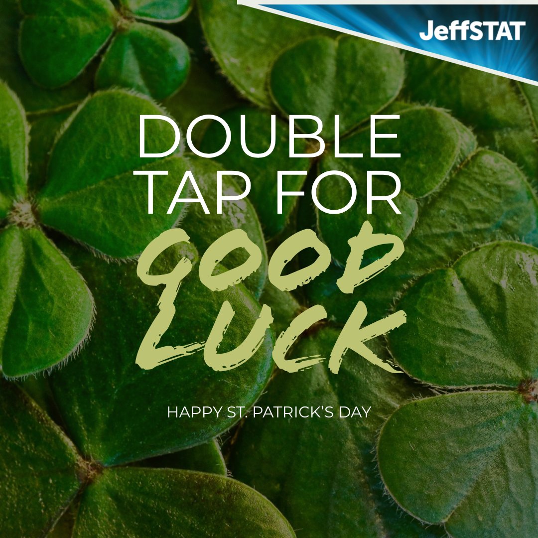Happy St Patrick’s Day! #JeffSTAT #Stpatricksday