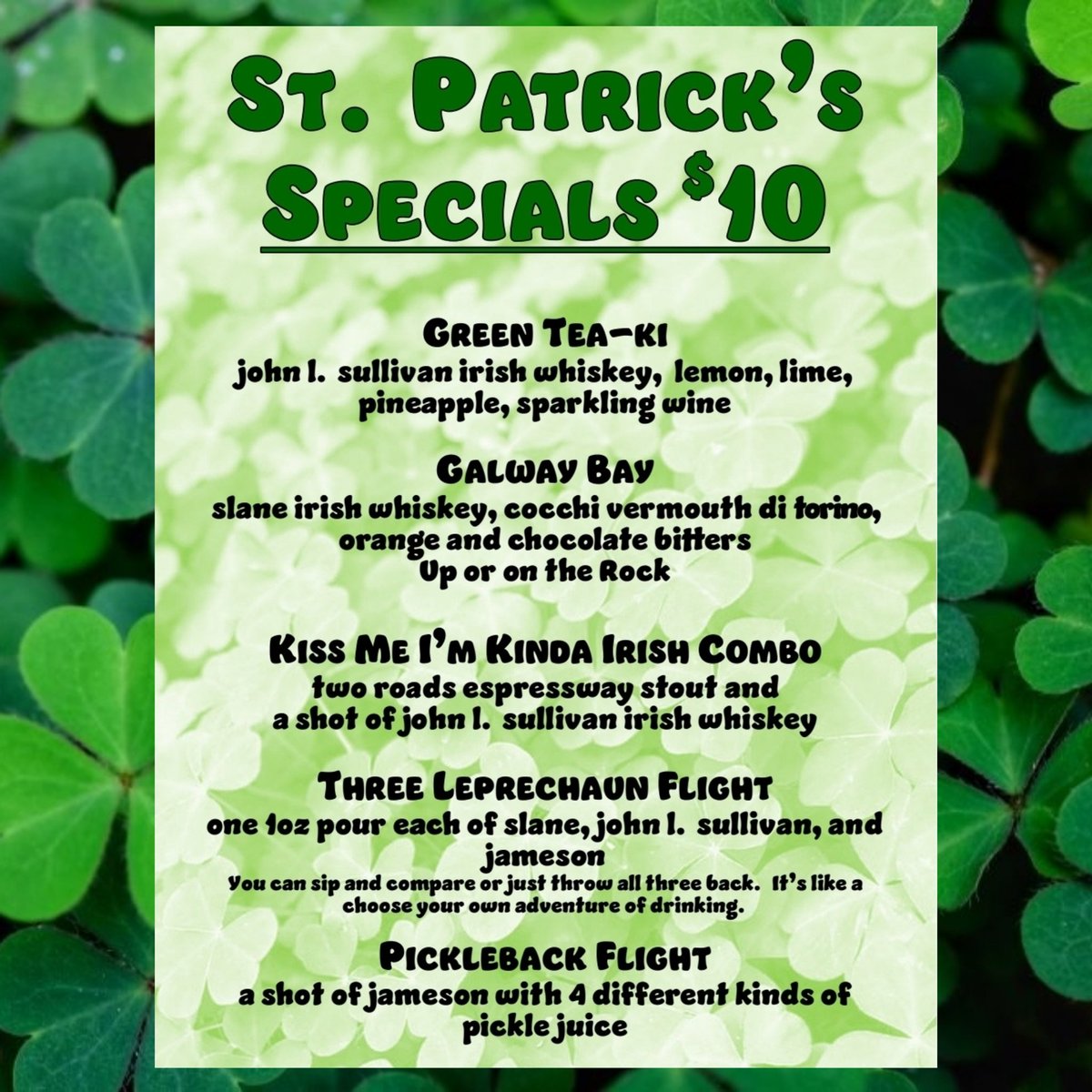 We'll play. #StPatricksDay