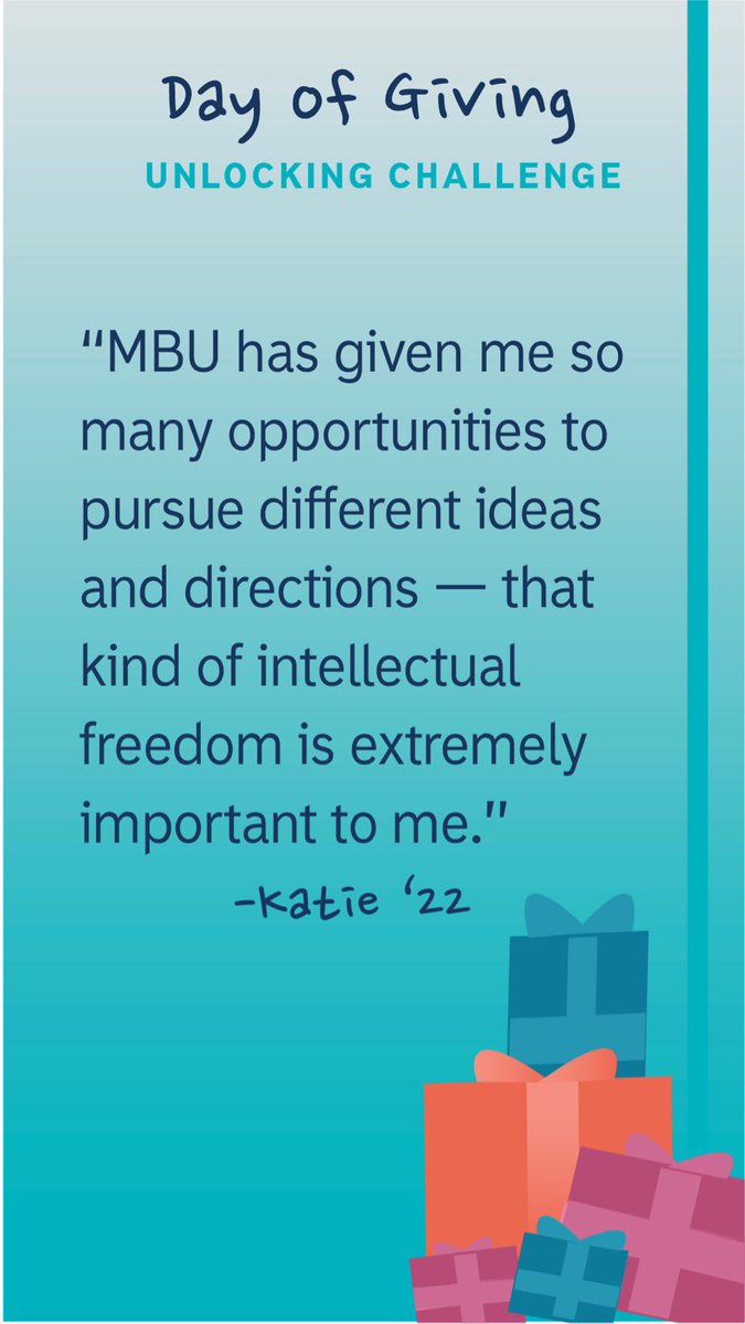 MaryBaldwinU's tweet photo. Our next challenge is underway! Be one of 100 donors that unlocks $25,000 for MBU. #Give2MBU https://t.co/7r66yrYnDS https://t.co/YDKsDtM8wR