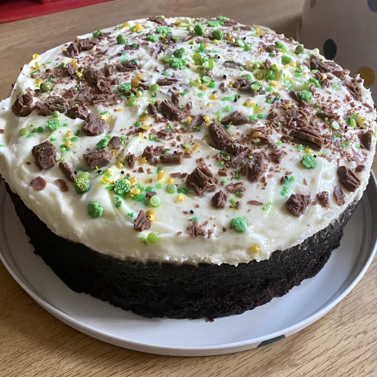 Today cake and a cuppa for the staff. Happy St Patrick’s Day ☘️ 🇮🇪🍰☕️