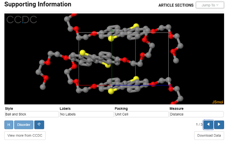 ccdc_cambridge's tweet photo. Announcing the new interactive 3D visualizer in the journal Crystal Growth &amp; Design (@CGD_ACS)! This component enhances the CCDC Deposition Numbers in the supplementary data section, showing images of the structures from the CSD! https://t.co/HOJ5paaup5
#chemtwitter https://t.co/fXJxwZA9MA