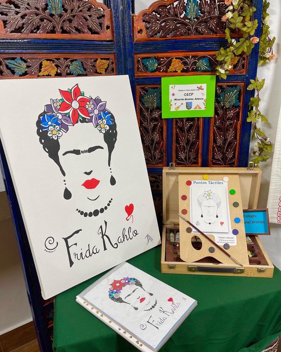 Cuadro interactivo creado con 4º curso de Educación Primaria youtu.be/gnpE52Mxt_g en el vídeo se puede ver paso a paso su creación y exposición.