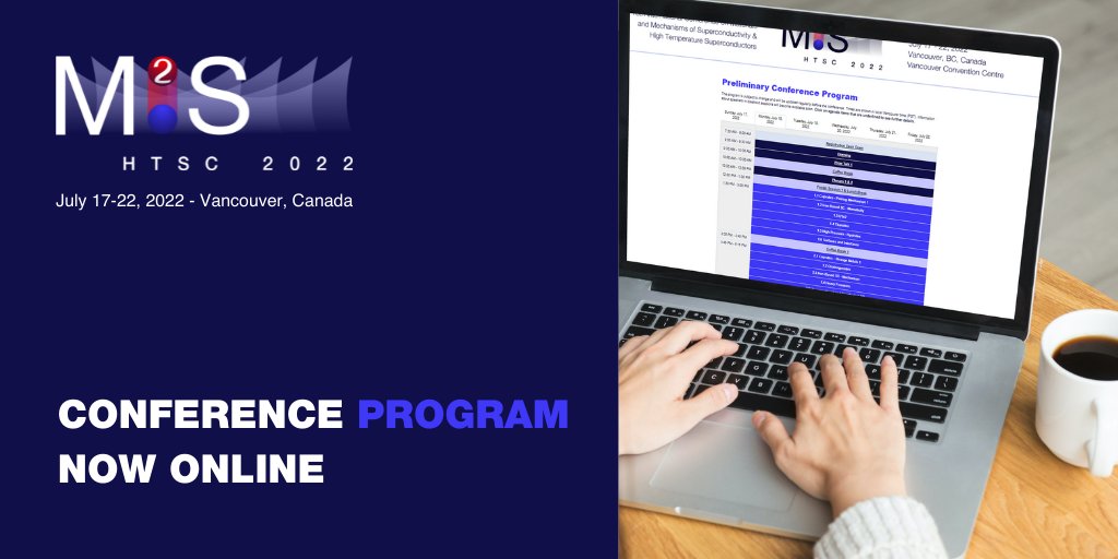 m2s_conference's tweet photo. Excited to share that the #conferenceprogram is now online! 👉https://t.co/cORHD5Egfa
We hope to see you in #Vancouver!
...
@UBCphas @SBQMI_UBC @CAPhys @SFUPhysics @PHASTatUVIC #Superconductor #QuantumMatter #QuantumComputing #physics #superconductivity #M2S2022 https://t.co/IrC3HumXjT