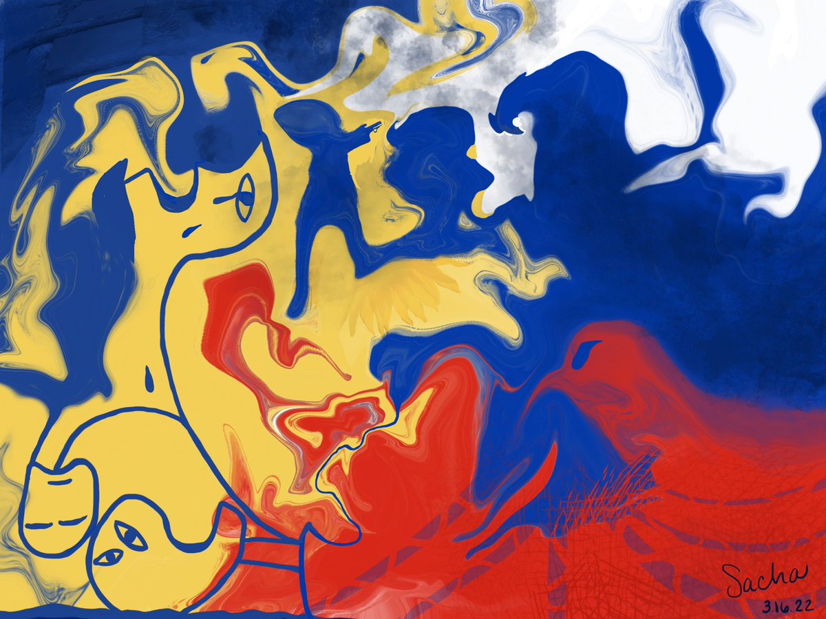 sacha_sz's tweet photo. Ukraine war Guernica inspired #guernica #UkraineRussiaWar #PutinWarCriminal #UkraineUnderAttack https://t.co/ELHF6FFvZR