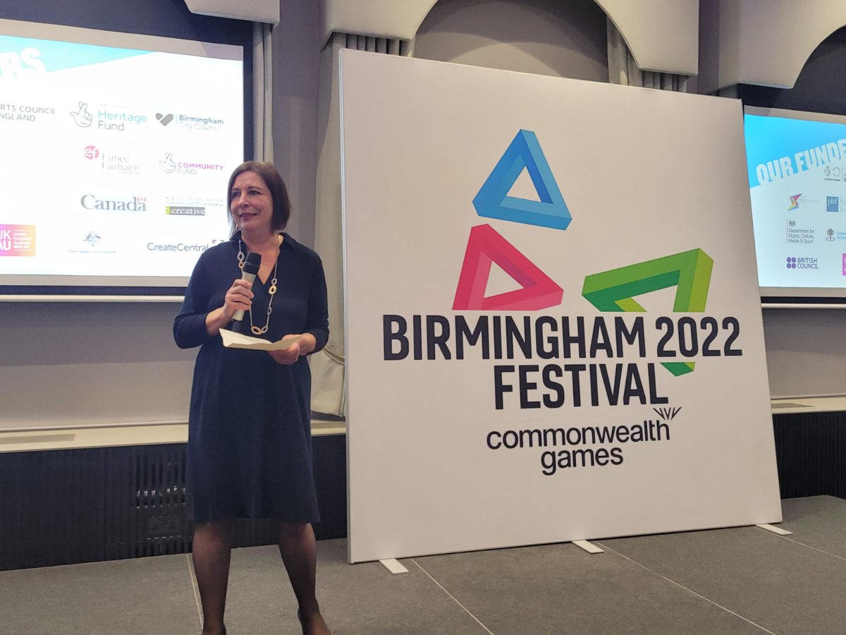 Harborne_Jayne's tweet photo. So proud and so excited to have launched the @Birmingham2022 festival this evening.  Wonderful to see so many friends and familiar faces all totally supportive of @birminghamcg22 Going to be such a brilliant year for our city! https://t.co/MkYkHNGhfl
