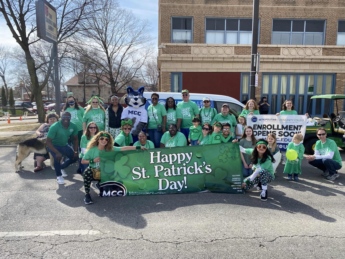 MCCKansasCity's tweet photo. The #MCCWolfPack had a blast walking in the @kcirishparade today! So glad to be back! ππΌβοΈβοΈπππ https://t.co/NDLy01IzVK