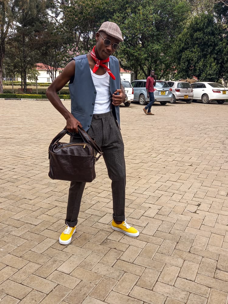 KUSO_Council's tweet photo. "Am a gentleman, call me old fashioned if you want." ~ Michael Jackson. Old School Wear. #kabarakculturalweek https://t.co/EihRNIcOo3
