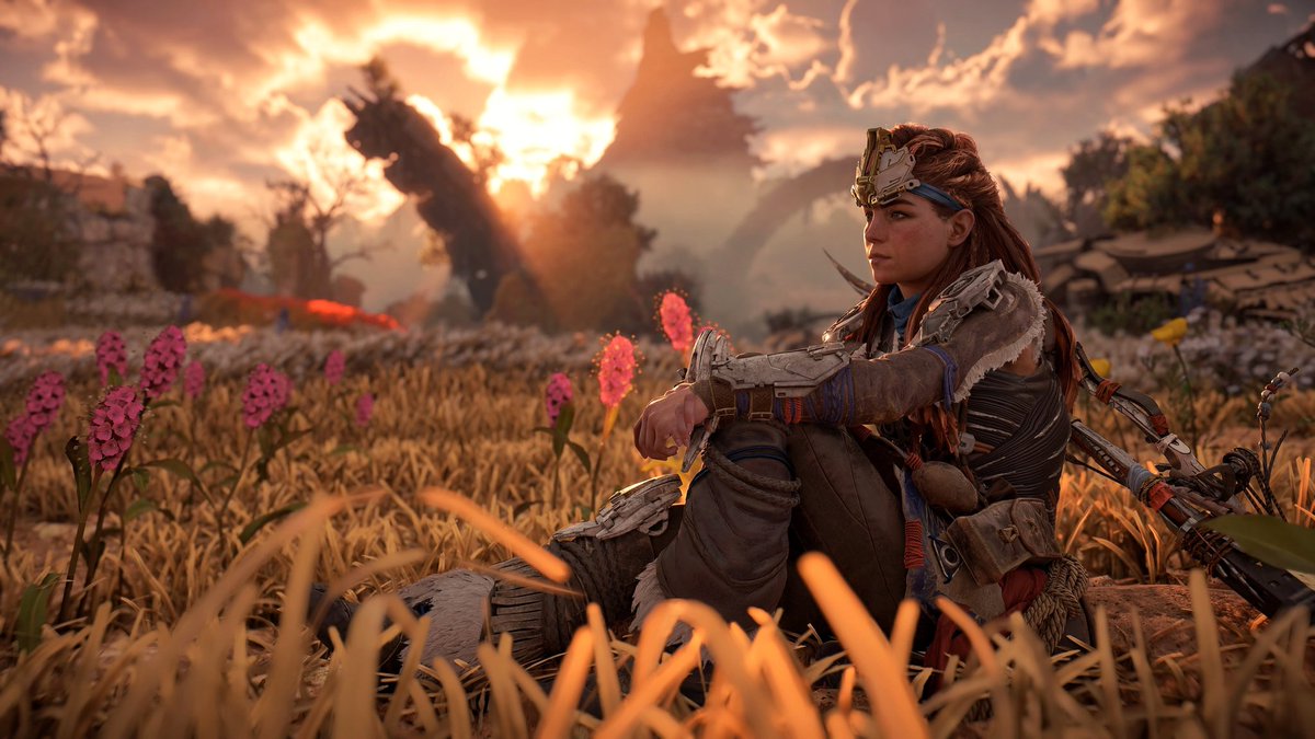 EveBravesmith's tweet photo. I've been freed from the HDR and now I can see the game the way it was supposed to be seen🙏😭
My eyes have been blessed... 

#HorizonForbiddenWest #Aloy #Horizon #PhotoMode https://t.co/tBfQGCGZDp