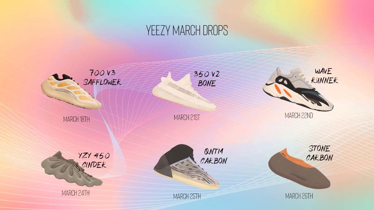 Upcoming Yeezy Drops🔥