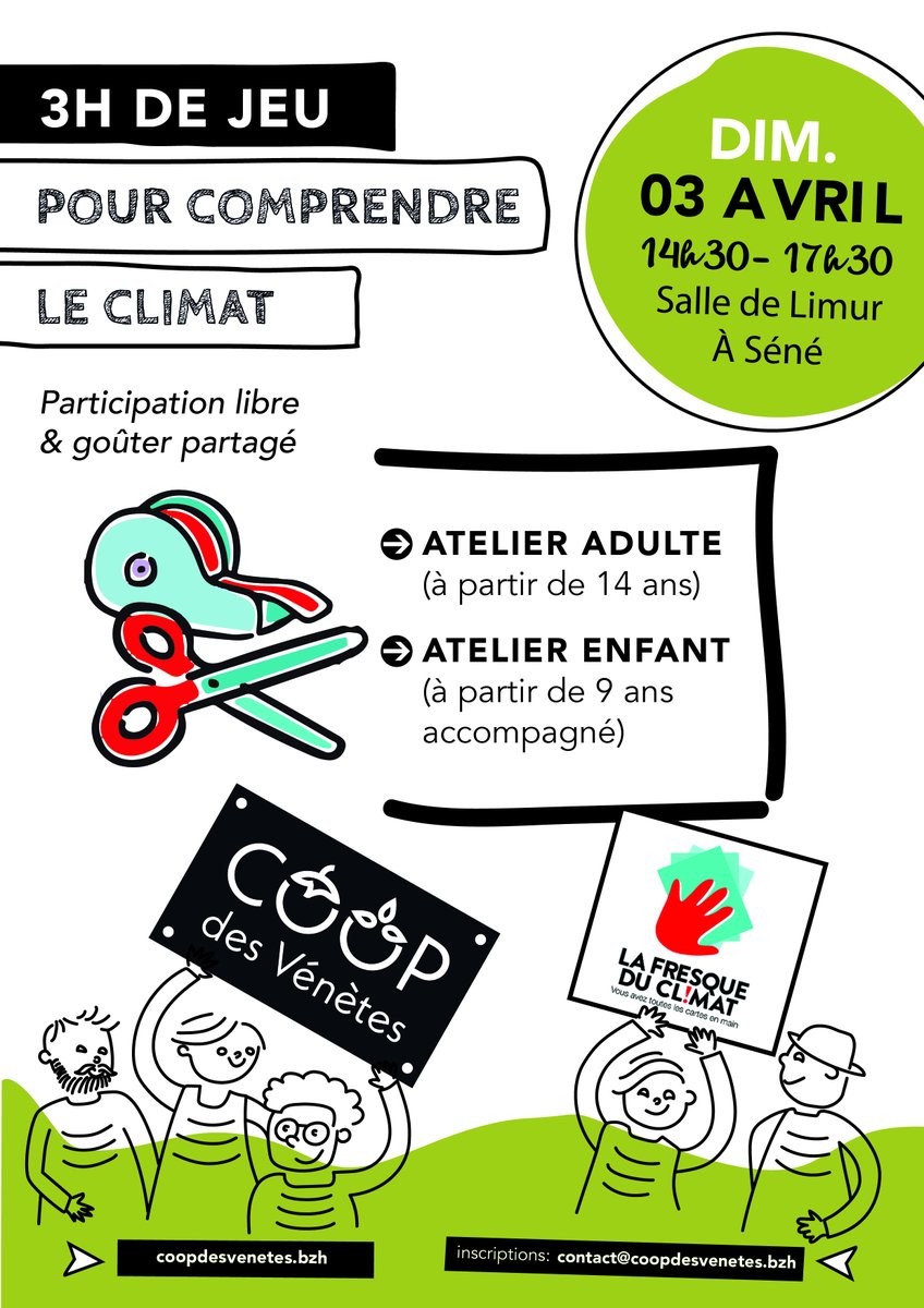cplcvannes's tweet photo. Une fresque du climat lors d'un après-midi coopératif et familial??? https://t.co/nD0oFnPTWn