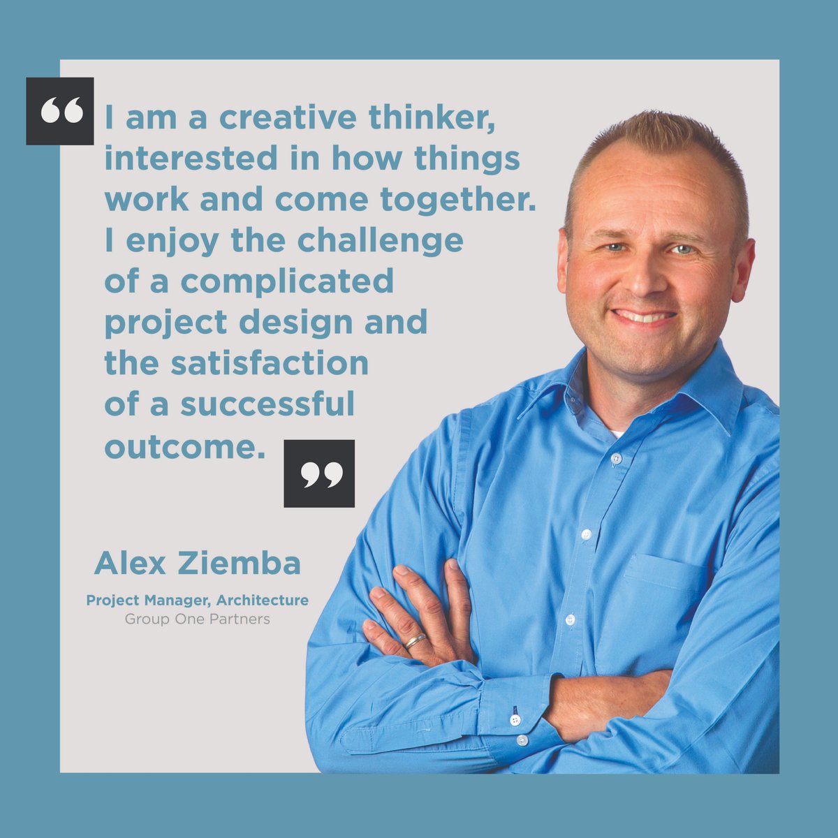 Group1Partners's tweet image. Our team's Alex Ziemba is up for any challenge a project may throw his way. #ourteam #group1partners #architecturaldesign