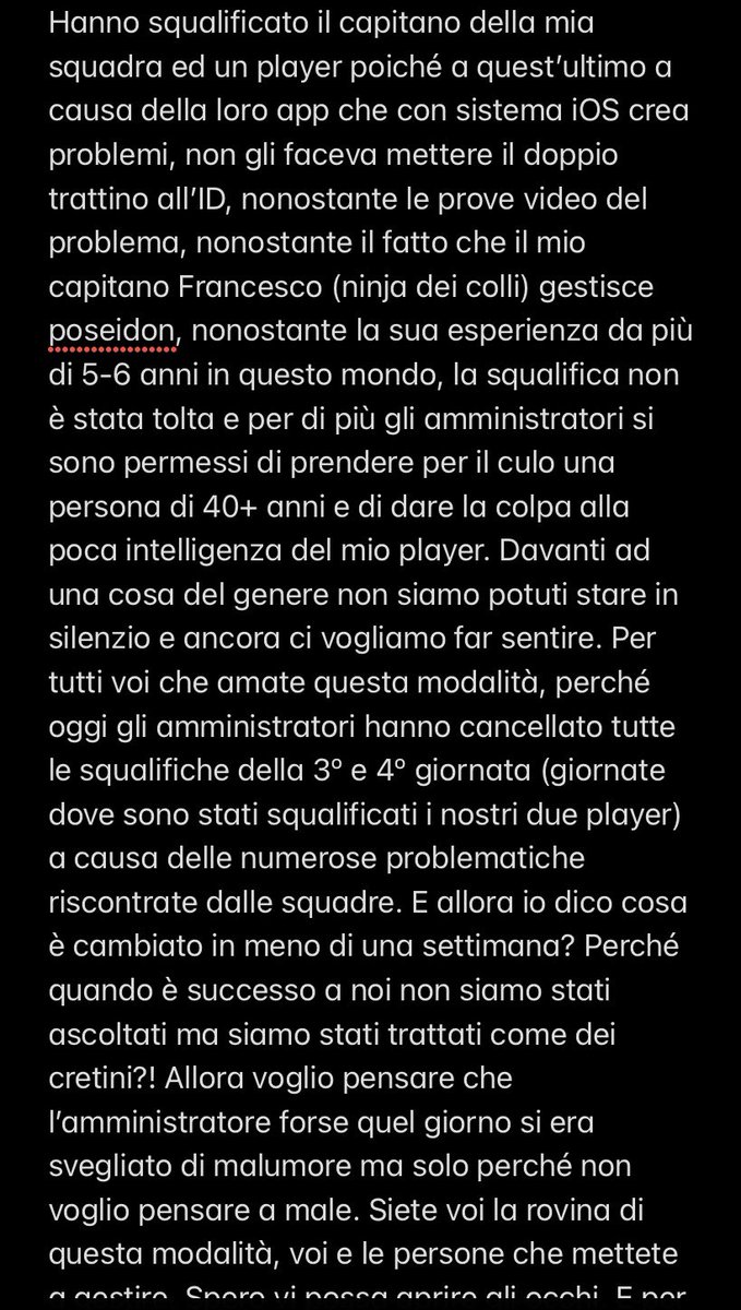 Cirofe_96's tweet photo. Sono un tipo da fare questi post ma credo che la gente che gioca a pro club debba sapere dei pagliacci che gestiscono le competizioni. Mi riferisco a @PGS_ITALY e a tutto il suo staff
Nelle foto la spiegazione

@team_csv @federicoluigi3 @RTAllProClub @NewsProclub @HouseOfProClub https://t.co/KyxKWqBEK9
