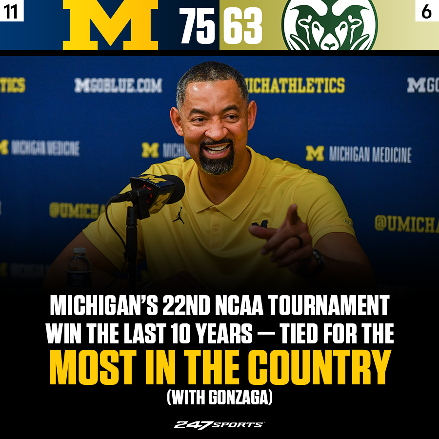 247Sports's tweet photo. Not many basketball programs have had more success than @umichbball in the last decade 💪 https://t.co/K4DHBEAAju