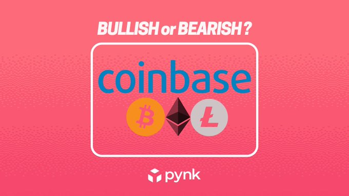 pynk_ES's tweet photo. Coinbase fue el IPO (Oferta Pública Inicial) del 2021. Tanto así que inicialmente causó frenesí en los mercados, lo que hizo subir el precio de sus acciones. ¿Qué piensas pasará con Coinbase en este 2022?

Alcista o Bajista🐻? Vota con el cashtag $COIN

https://t.co/n67tIOjC23 https://t.co/1n7mZJtV5I