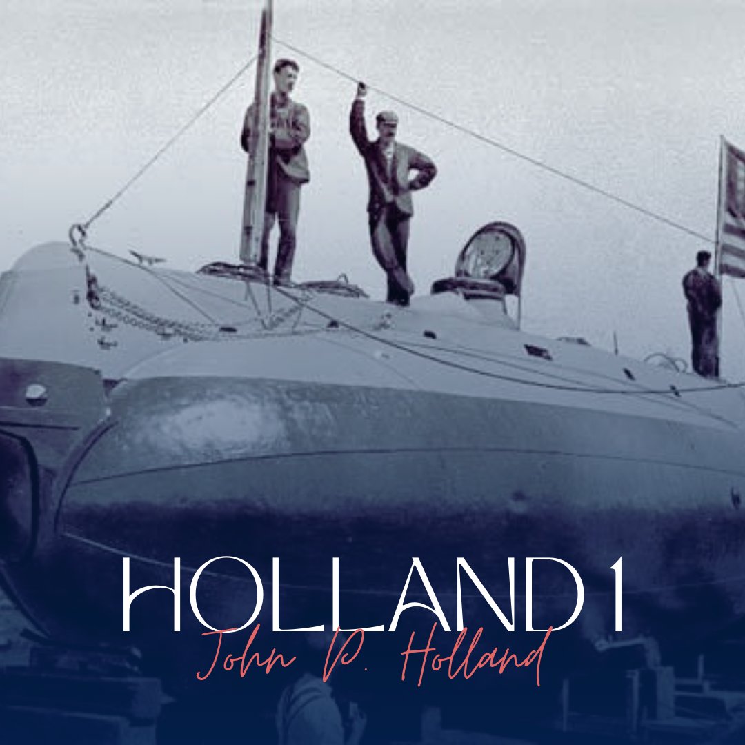 In honor of St. Patrick’s Day we remember the Irish-born John Phillip Holland who invented  the first submarine commissioned by the US Navy, and the first Royal Navy submarine, Holland 1.