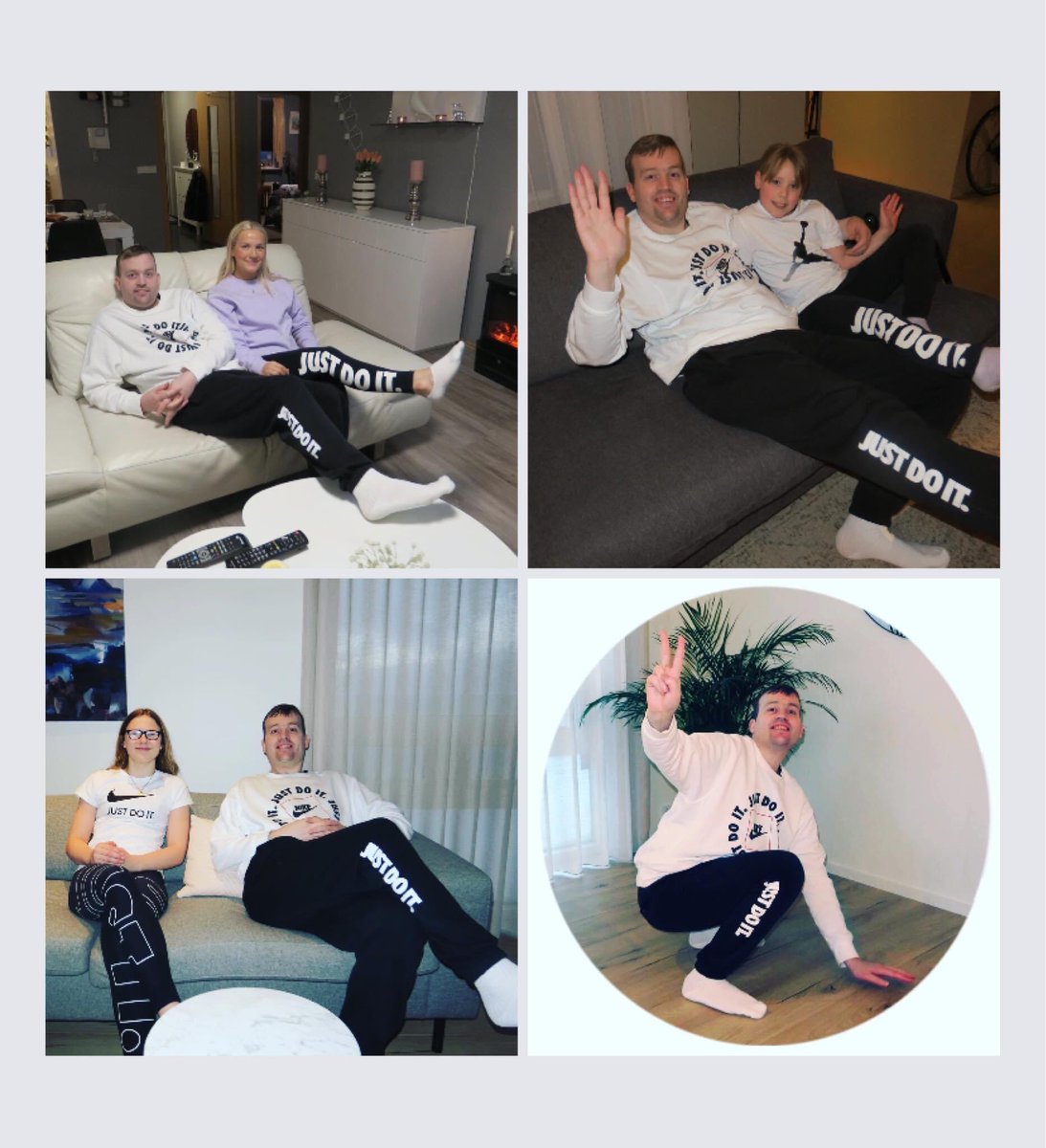 Ég hef haft tvo Just do it hittinga og gaf Steinunni Just do it leggings buxur