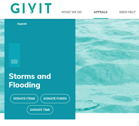 And GIVIT: Storms &amp; Flooding - which allows you to donate specific items to specific areas
👉 givit.org.au/storms-and-flo…