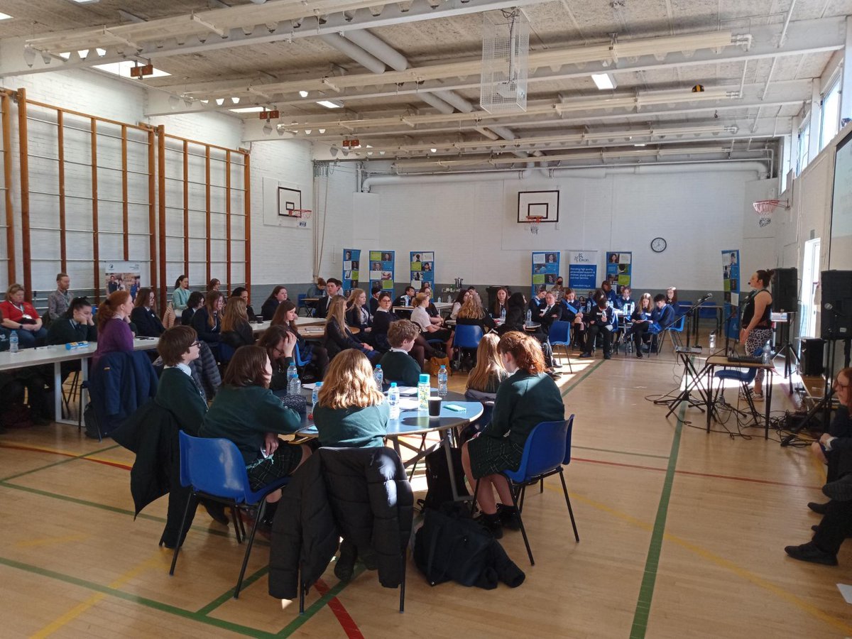 TeamFHES's tweet photo. We hosted an inaugural conference today @EikonCharity as Well-being Ambassadors.
@SchoolWeydon @BroadwaterNews @WoolmerHillScho  all attended and shared #waysofwellbeing.Students had a number of guest speakers to support the journey of promoting the importance of emotional health https://t.co/5vKlEHDfvm