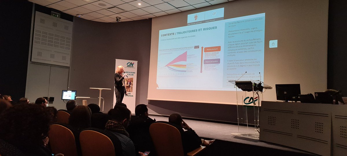 Retrouver en présentiel les équipes de l'agriculture @CASudRhoneAlpes, une journée dédiée à l'utilité client.
Merci 🙏 aux différents intervenants, @Credit_Agricole @FRABAuRA @ClusterBio ChambreAgri26qui des éclairages, projet societal, PAC 2023, l'AB
 #ensembleonyarrivera